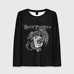 Лонгслив женский Deep Purple: Dark Dragon, цвет: 3D-принт