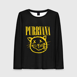 Женский лонгслив Purrvana