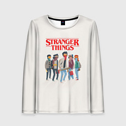 Лонгслив женский Stranger Things Friends, цвет: 3D-принт