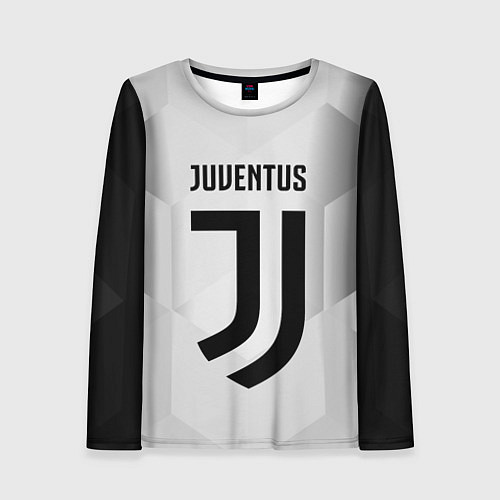 Женский лонгслив FC Juventus: Silver Original / 3D-принт – фото 1