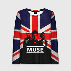 Лонгслив женский Muse UK, цвет: 3D-принт