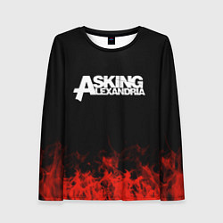 Женский лонгслив Asking Alexandria: Flame