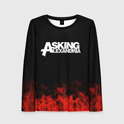 Женский лонгслив Asking Alexandria: Flame