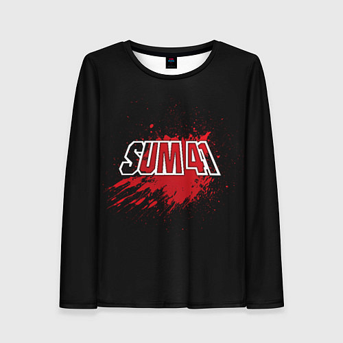 Женский лонгслив Sum 41: Hot Blood / 3D-принт – фото 1