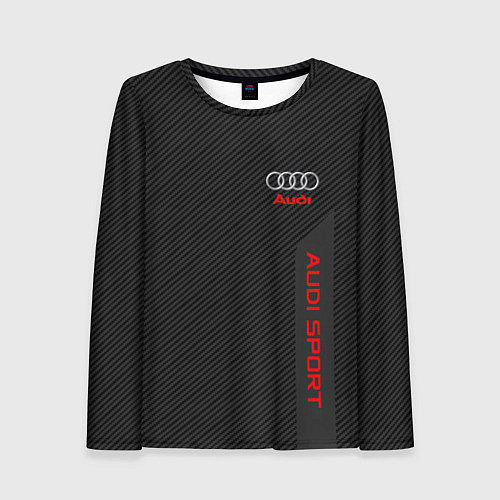 Женский лонгслив Audi: Sport Line / 3D-принт – фото 1