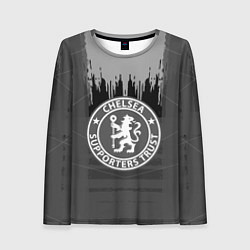 Женский лонгслив FC Chelsea: Grey Abstract