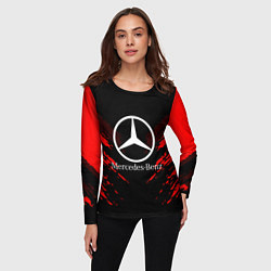 Лонгслив женский Mercedes-Benz: Red Anger, цвет: 3D-принт — фото 2