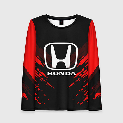 Женский лонгслив Honda: Red Anger / 3D-принт – фото 1