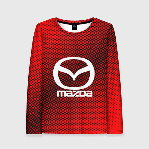 Женский лонгслив Mazda: Red Carbon / 3D-принт – фото 1