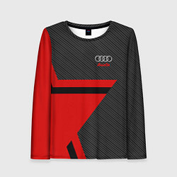 Лонгслив женский Audi: Carbon Star, цвет: 3D-принт