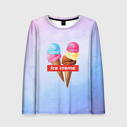 Женский лонгслив Ice Creme