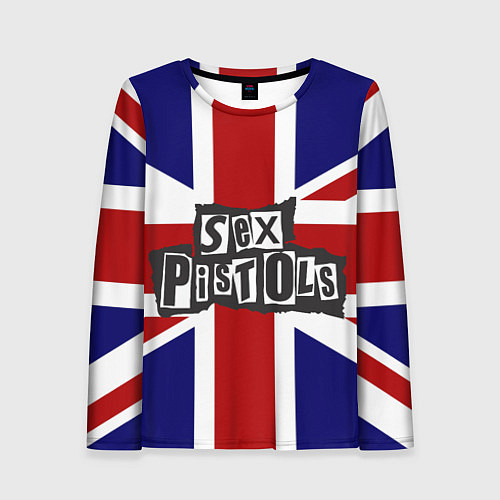 Женский лонгслив Sex Pistols UK / 3D-принт – фото 1