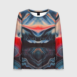 Лонгслив женский Abstract collection, цвет: 3D-принт