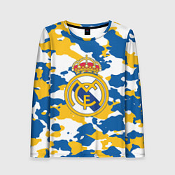 Лонгслив женский Real Madrid: Camo, цвет: 3D-принт