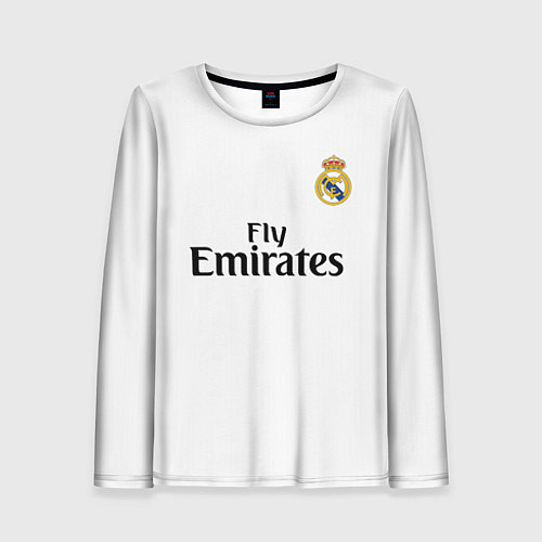 Женский лонгслив FC Real Madrid: Ramos Home 18-19 / 3D-принт – фото 1