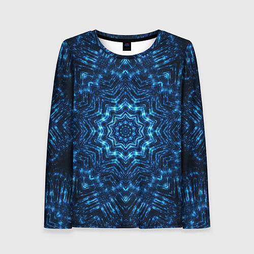 Женский лонгслив Космическая мандала / 3D-принт – фото 1