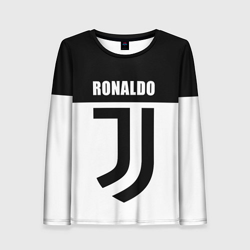 Женский лонгслив Ronaldo Juve / 3D-принт – фото 1