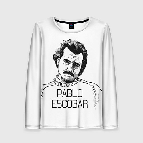 Женский лонгслив Pablo Escobar / 3D-принт – фото 1