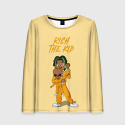 Лонгслив женский Rich The Kid, цвет: 3D-принт