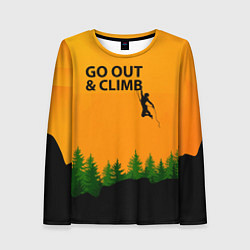 Женский лонгслив Go Out & Climb