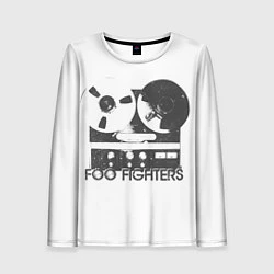Лонгслив женский Foo Fighters: Retro Tape, цвет: 3D-принт