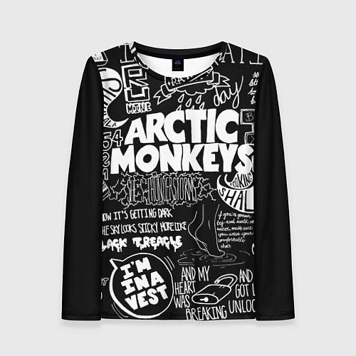 Женский лонгслив Arctic Monkeys: I'm in a Vest / 3D-принт – фото 1