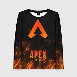 Лонгслив женский Apex Legends: Orange Flame, цвет: 3D-принт