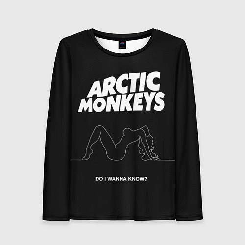 Женский лонгслив Arctic Monkeys: Do i wanna know? / 3D-принт – фото 1