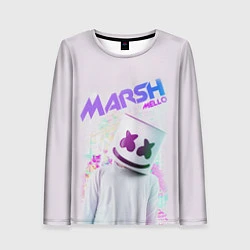 Лонгслив женский Marshmello: New DJ, цвет: 3D-принт
