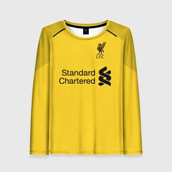 Лонгслив женский Liverpool: Alisson GK Home 18-19, цвет: 3D-принт