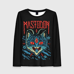 Лонгслив женский Mastodon: Demonic Cat, цвет: 3D-принт