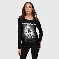 Лонгслив женский Nickelback Rock, цвет: 3D-принт — фото 2