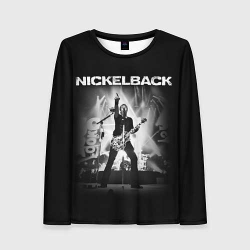 Женский лонгслив Nickelback Rock / 3D-принт – фото 1
