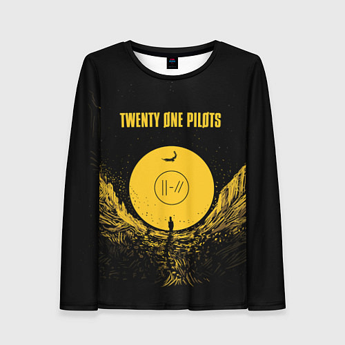 Женский лонгслив Twenty One Pilots: Yellow Moon / 3D-принт – фото 1