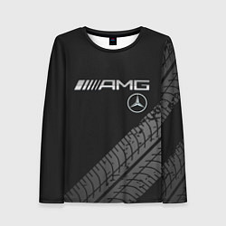 Лонгслив женский Mercedes AMG: Street Racing, цвет: 3D-принт