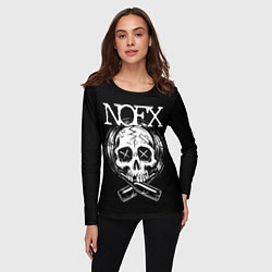 Лонгслив женский NOFX Skull, цвет: 3D-принт — фото 2