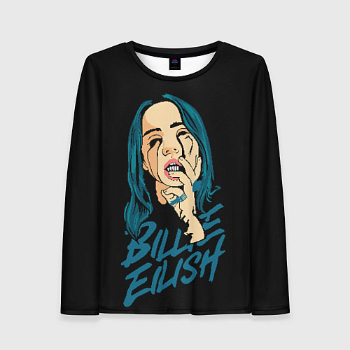 Женский лонгслив Billie Eilish / 3D-принт – фото 1