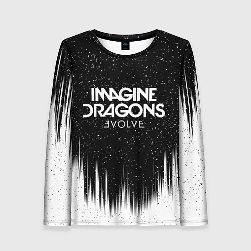 Женский лонгслив IMAGINE DRAGONS / 3D-принт – фото 1