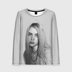 Лонгслив женский BILLIE EILISH, цвет: 3D-принт