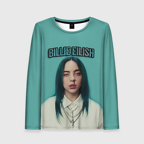 Женский лонгслив BILLIE EILISH / 3D-принт – фото 1