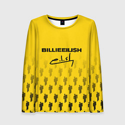 Женский лонгслив Billie Eilish: Yellow Autograph