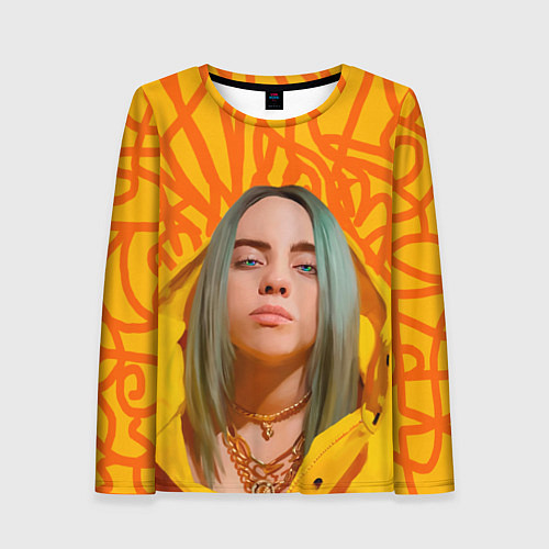 Женский лонгслив Billie Eilish / 3D-принт – фото 1