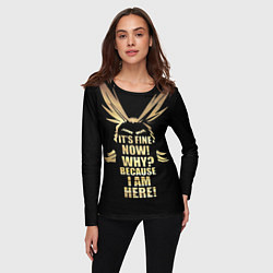 Лонгслив женский МОЯ АКАДЕМИЯ НЕРО MY HERO ACADEMIA, цвет: 3D-принт — фото 2