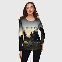 Лонгслив женский СТАЛКЕР 1, цвет: 3D-принт — фото 2