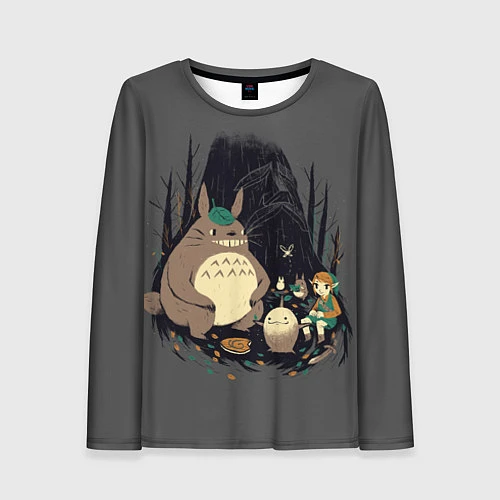Женский лонгслив Totoro / 3D-принт – фото 1