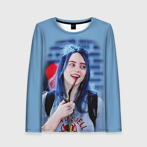 Женский лонгслив BILLIE EILISH / 3D-принт – фото 1