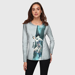Лонгслив женский Фехтовальщик, цвет: 3D-принт — фото 2