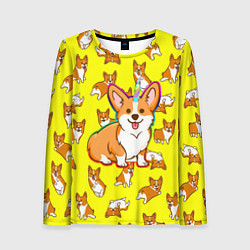 Женский лонгслив Corgi