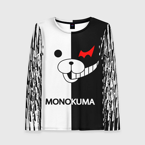 Женский лонгслив MONOKUMA / 3D-принт – фото 1