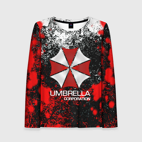 Женский лонгслив UMBRELLA CORP / 3D-принт – фото 1